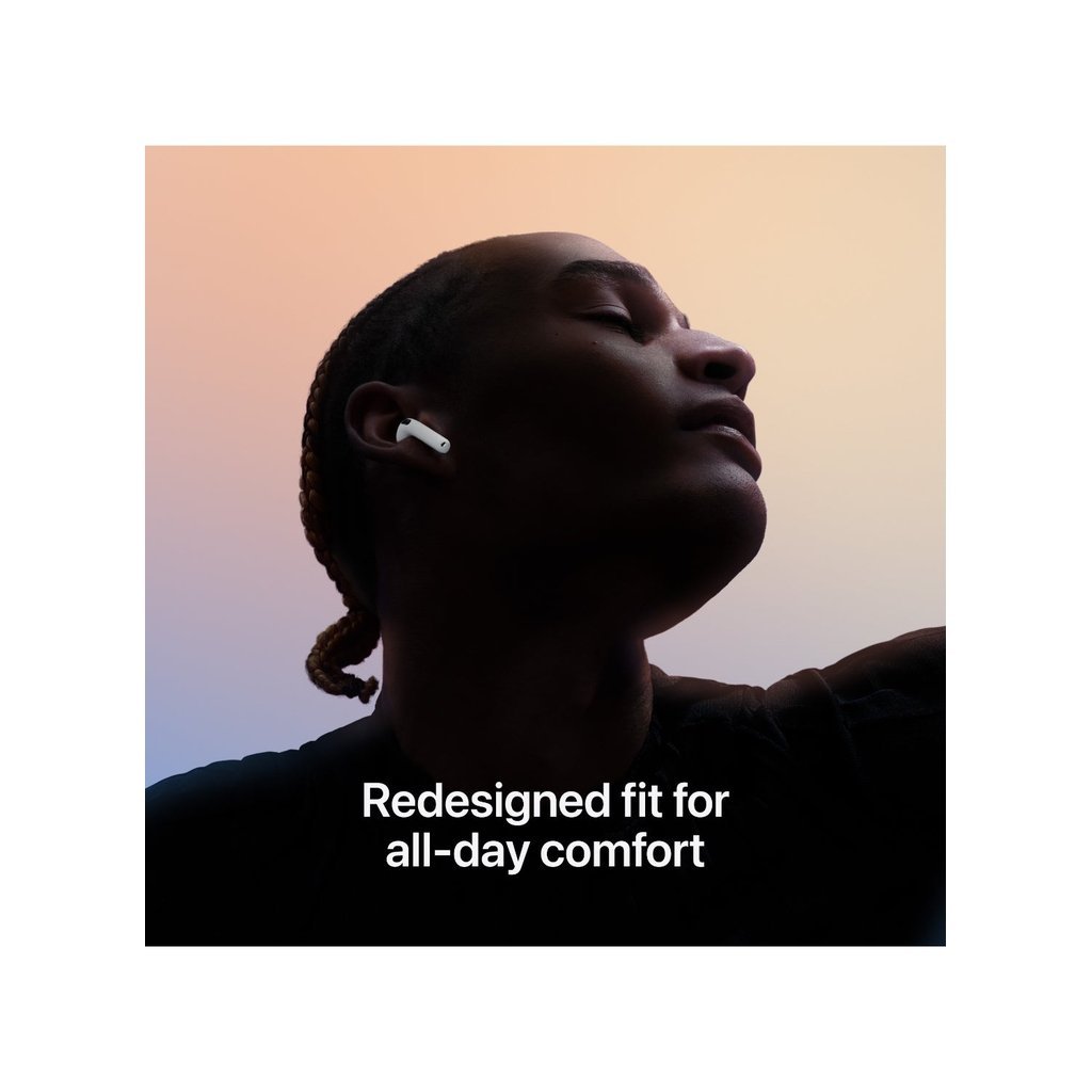 Apple AirPods 4 (Standard) Wireless Earbuds – USB-C Charging, Spatial Audio, H2 Chip, 30H Battery Life – White - Image 3