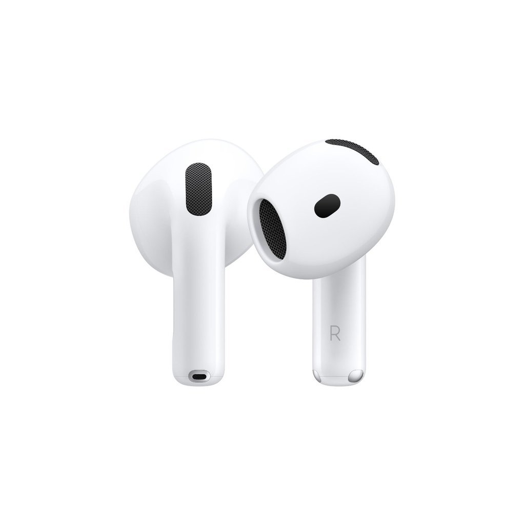 Apple AirPods 4 (Standard) Wireless Earbuds – USB-C Charging, Spatial Audio, H2 Chip, 30H Battery Life – White