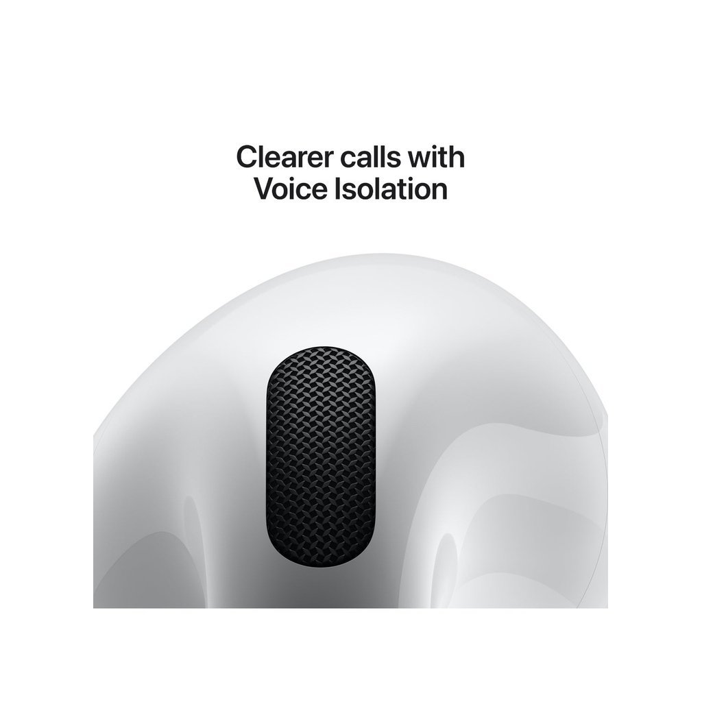 Apple AirPods 4 (Standard) Wireless Earbuds – USB-C Charging, Spatial Audio, H2 Chip, 30H Battery Life – White - Image 5