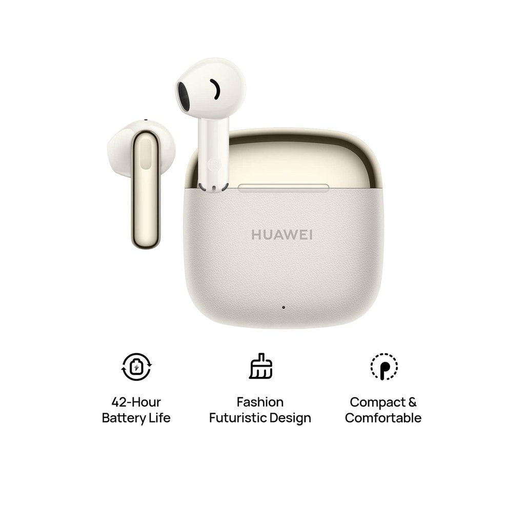 HUAWEI FreeBuds SE 3 Wireless Bluetooth 5.4 Earbuds – 42H Battery, Fast Charging, IP54 Water Resistant – Beige
