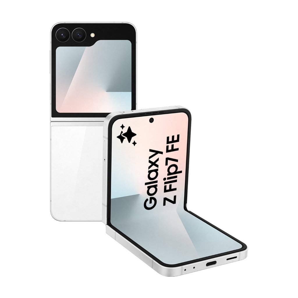 Samsung Galaxy Z Flip7 FE Dual SIM 5G White – 8GB RAM, 256GB – Middle East Version
