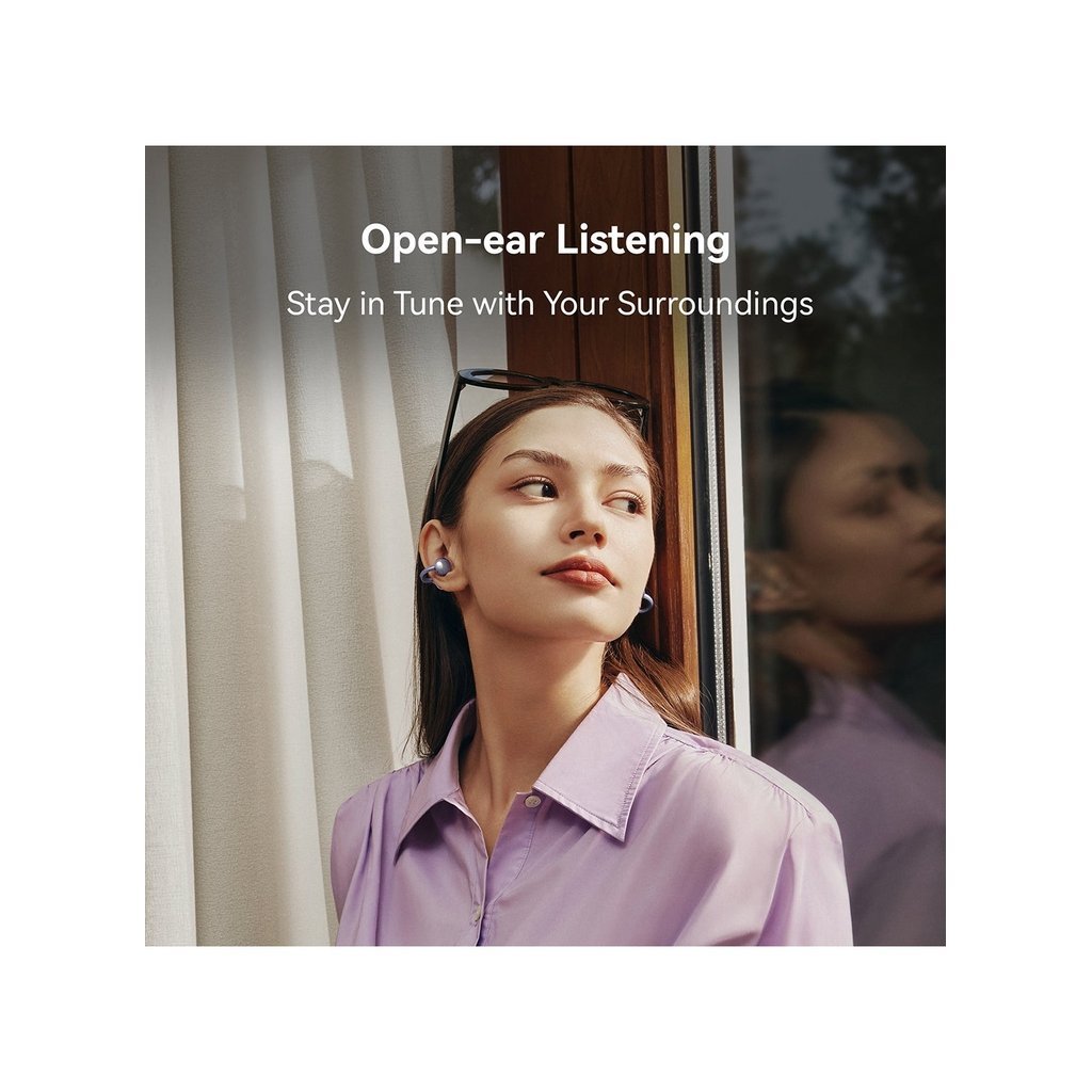 HUAWEI FreeClip Open-Ear True Wireless Earbuds – AI Calls, 36H Battery, Dual-Device Pairing, IP54 – Rose Gold - Image 3