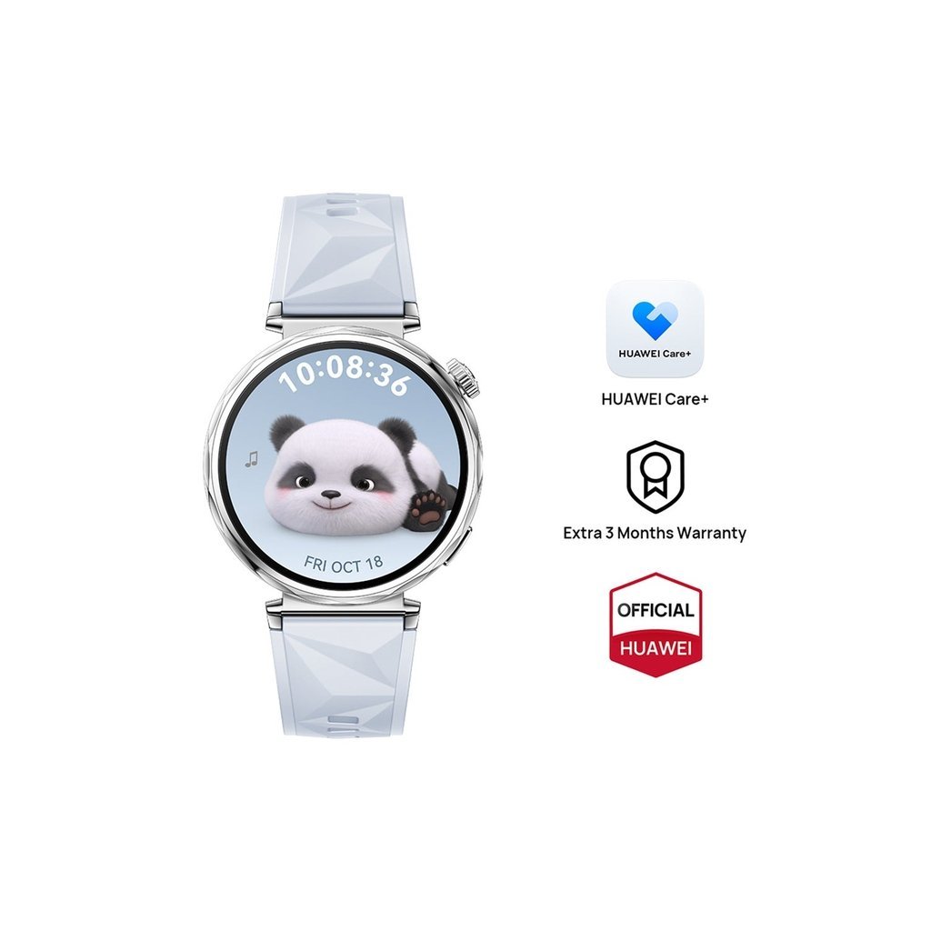 Huawei Watch GT 5 41mm Smartwatch – AMOLED Display, 7-Day Battery, Health Tracking, Running & Cycling GPS, Blue Fluoroelastomer Strap