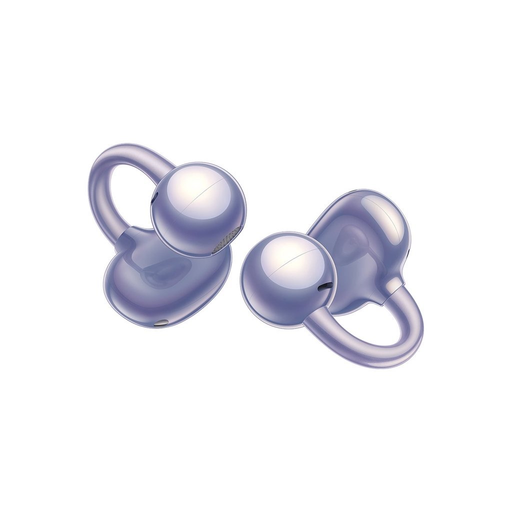 HUAWEI FreeClip Open-Ear True Wireless Bluetooth Earbuds – Futuristic Design, Long Battery, AI Calls – Purple - Image 3