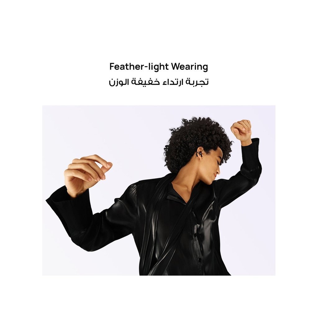 HUAWEI FreeClip Open-Ear True Wireless Bluetooth Earbuds – Futuristic Design, Long Battery, AI Calls – Purple - Image 5