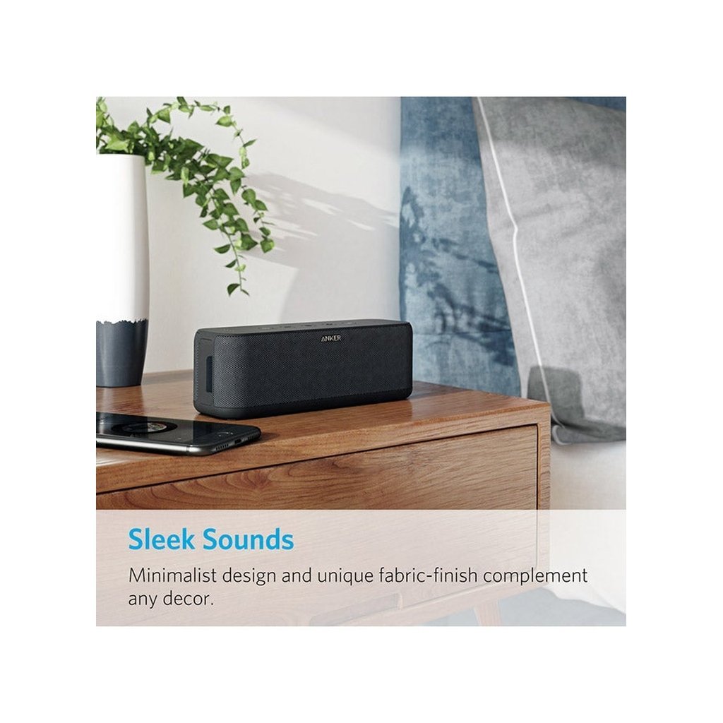 Soundcore Boost Portable Bluetooth Speaker โ 20W Wireless Speaker with BassUp, Titanium Drivers, 12H Playtime & IPX7 Waterproofing (Black) - Image 4
