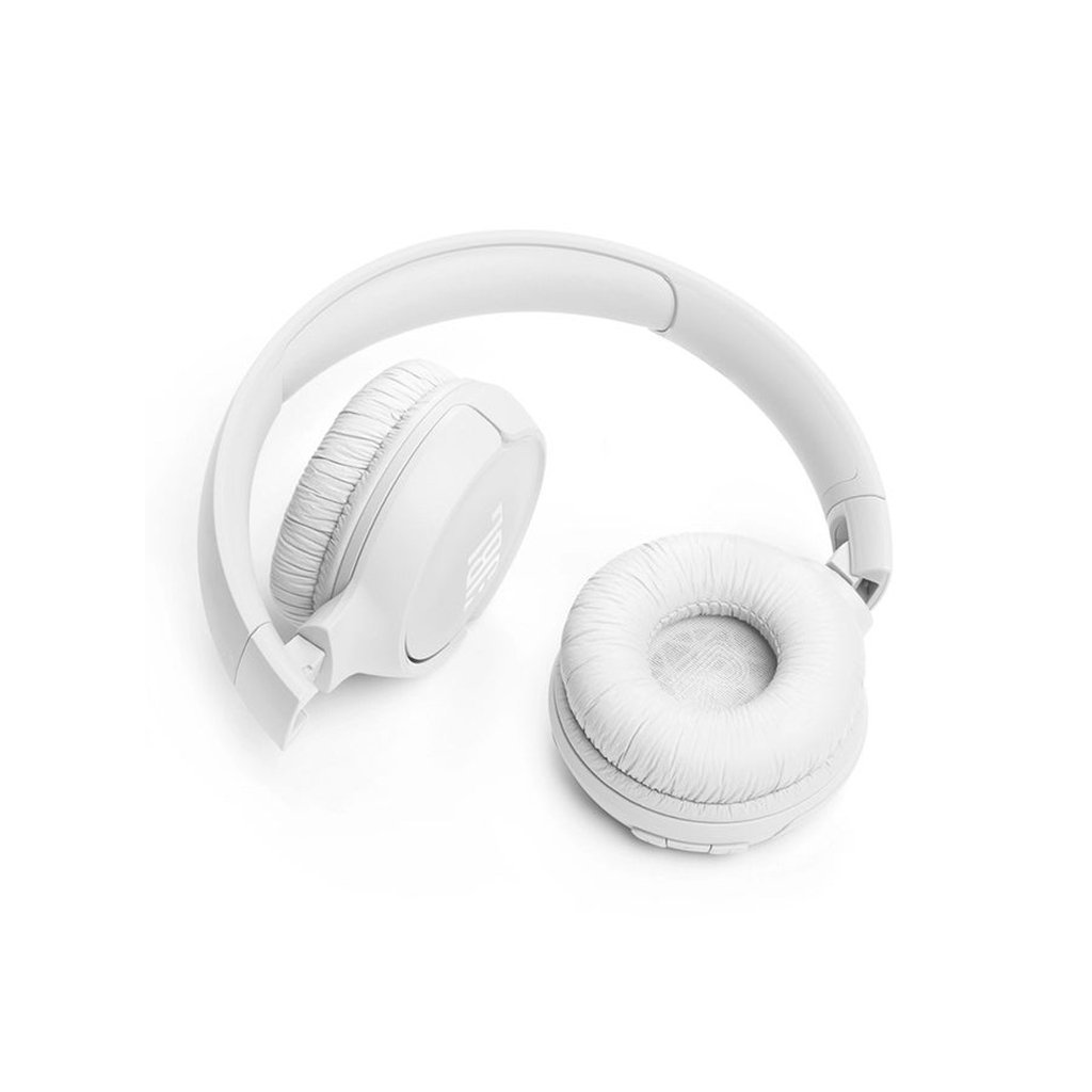 JBL Tune 520BT Wireless On-Ear Headphones with Pure Bass Sound โ White - Image 5