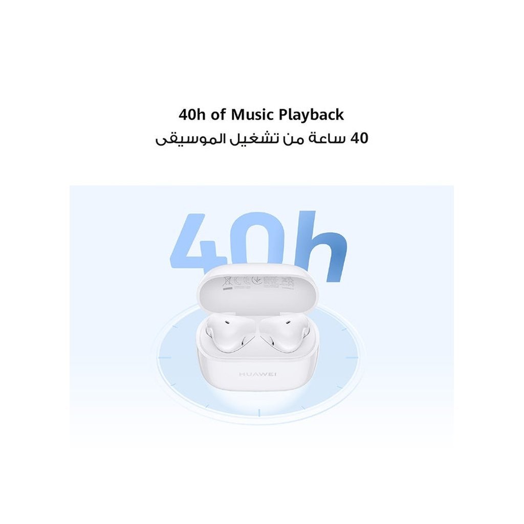 HUAWEI FreeBuds SE 2 True Wireless Bluetooth 5.3 Earbuds – 40H Battery, Fast Charging, IP54 Water Resistant – Graphite Black - Image 3