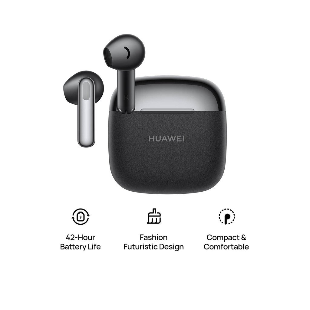 HUAWEI FreeBuds SE 3 Wireless Bluetooth 5.4 Earbuds – 42H Battery, Fast Charging, IP54 Water Resistant – Black