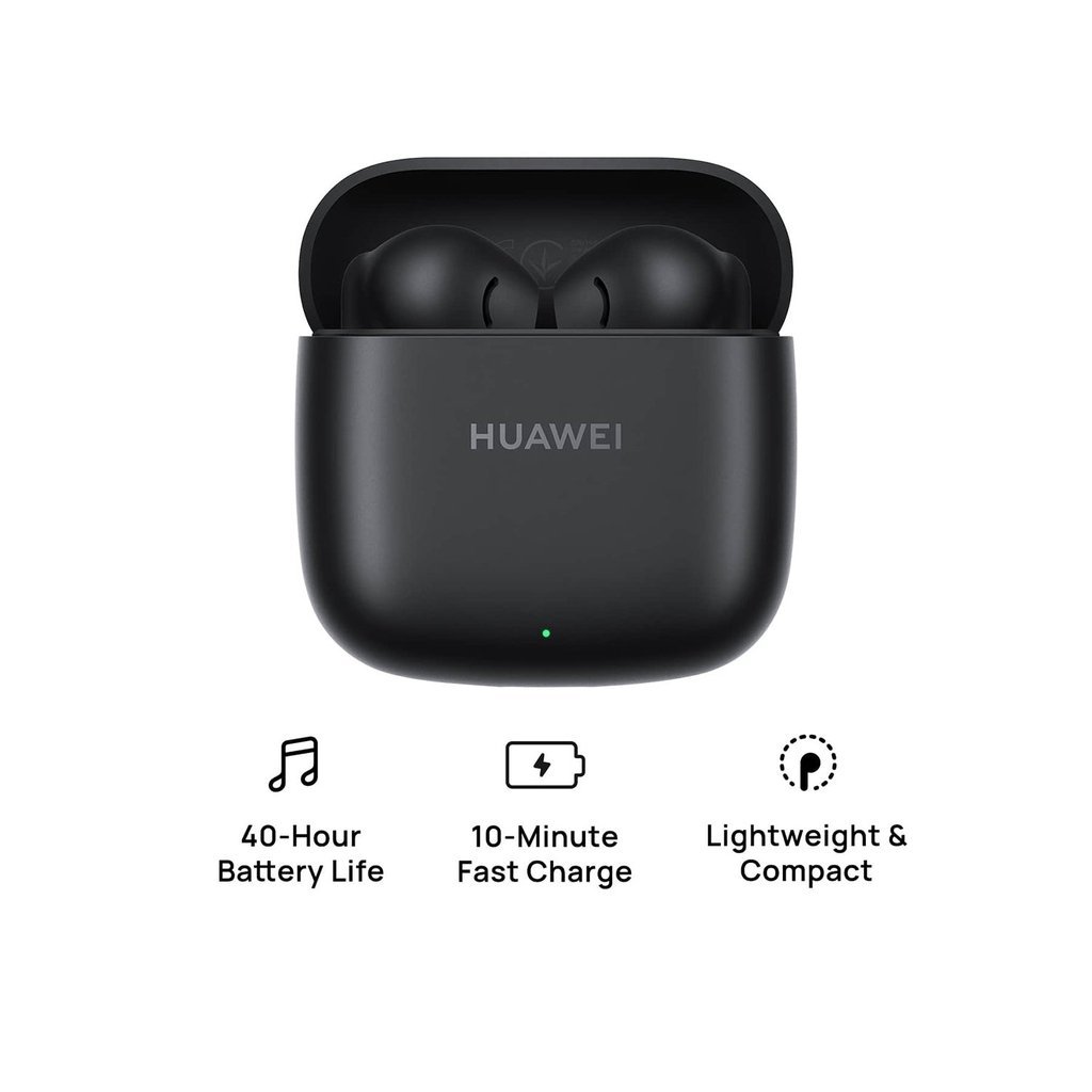 HUAWEI FreeBuds SE 2 True Wireless Bluetooth 5.3 Earbuds – 40H Battery, Fast Charging, IP54 Water Resistant – Graphite Black