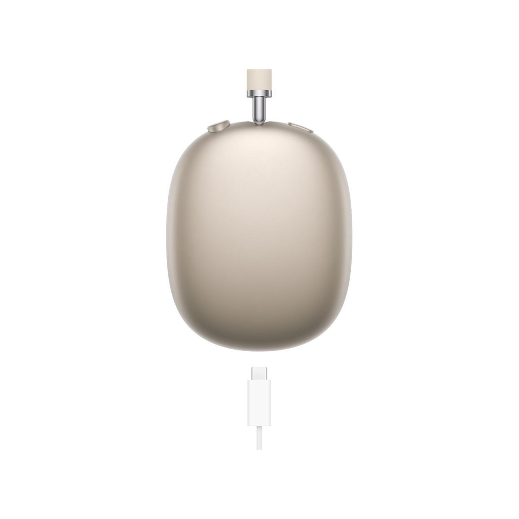 Apple AirPods Max (USB-C) Over-Ear Wireless Headphones – ANC, Spatial Audio, 20H Battery – Starlight - Image 4